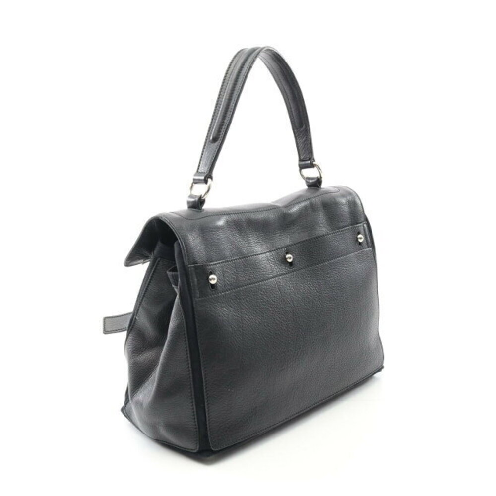 Saint Laurent Bag leather black Muse handbag Two Yves